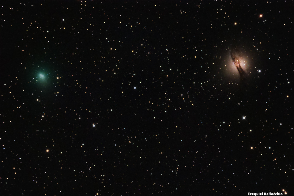 Cometa Garradd + Centaurus A